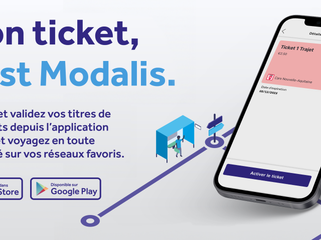 Dès le 4 mars 2026, Ticket Modalis ne fait plus qu’un avec Modalis !