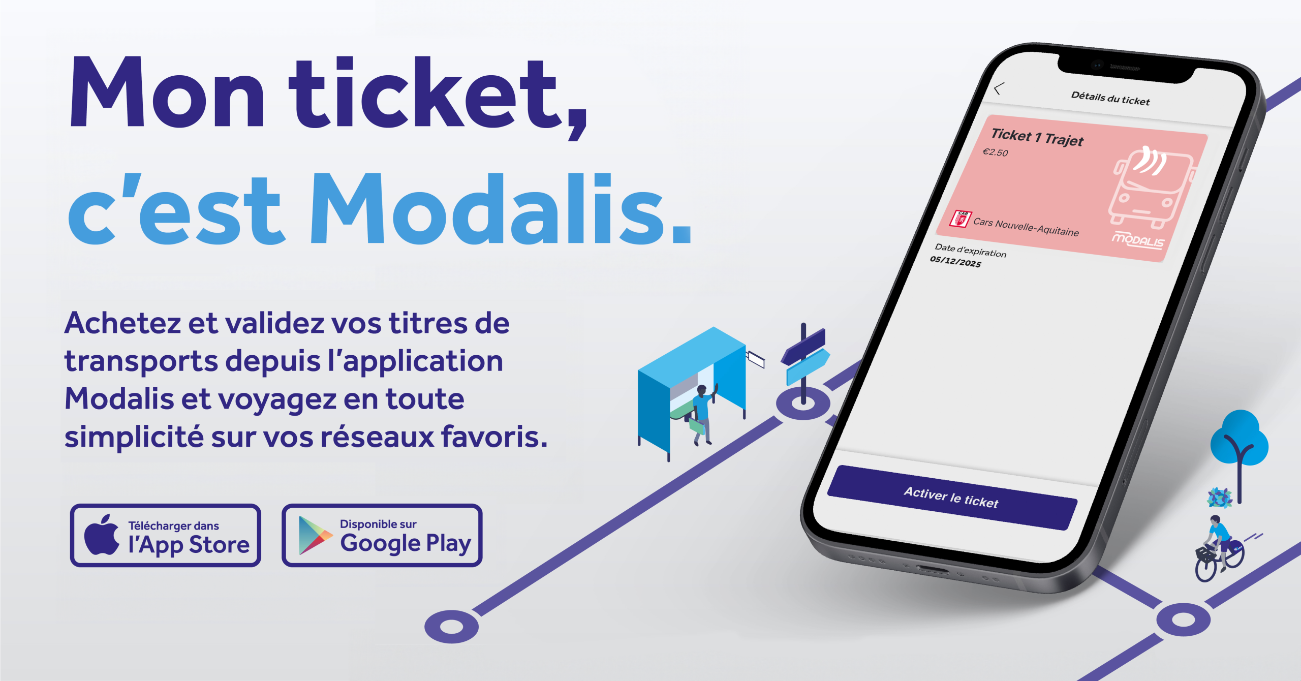 Dès le 4 mars 2026, Ticket Modalis ne fait plus qu’un avec Modalis !